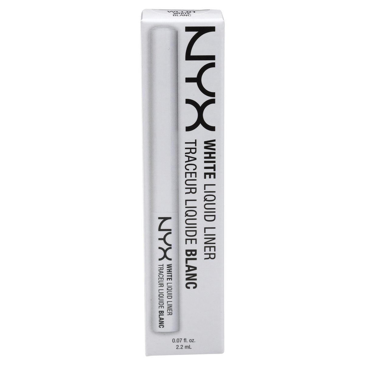 slide 1 of 7, NYX Professional Makeup Professional Makeup White Liquid Liner, 1 ct