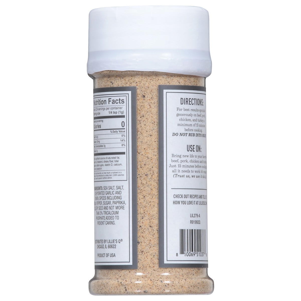 slide 14 of 15, Lillie's Q No. 78 Q-Rub All Purpose Salt Pepper Garlic Seasoning 7.9 oz, 7.9 oz