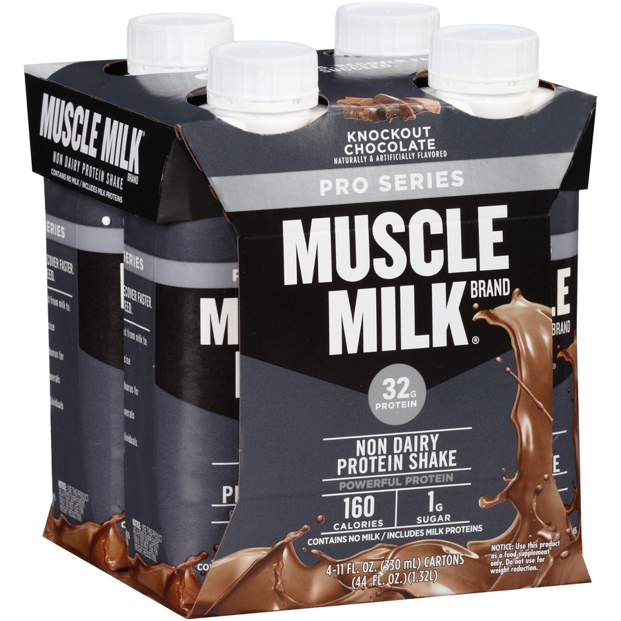 Muscle Milk Pro Series Protein Shake Knockout Chocolate 4 ct Shipt