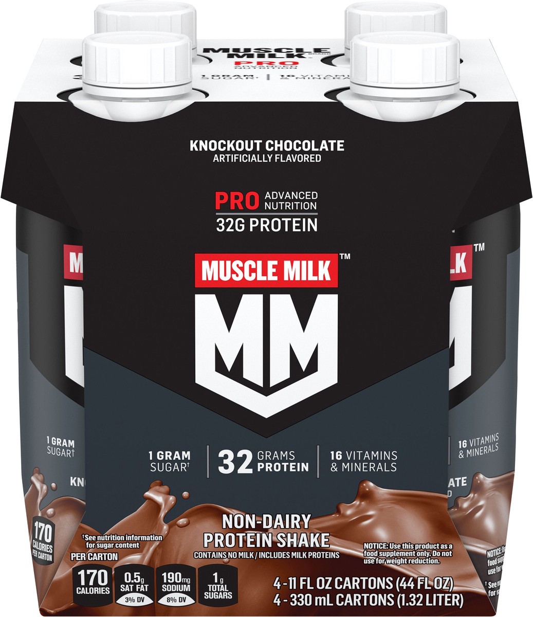 slide 1 of 9, Muscle Milk Protein Shake, 44 oz