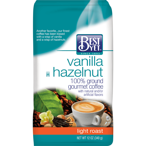 slide 1 of 1, Best Yet Vanilla Hazelnut Coffee - 12 oz, 12 oz