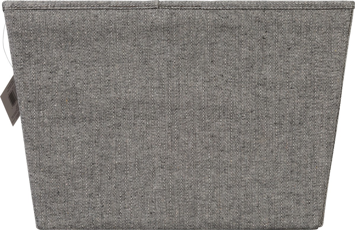 slide 6 of 9, Whitmor Storage Tote, Black Herringbone, 1 ct