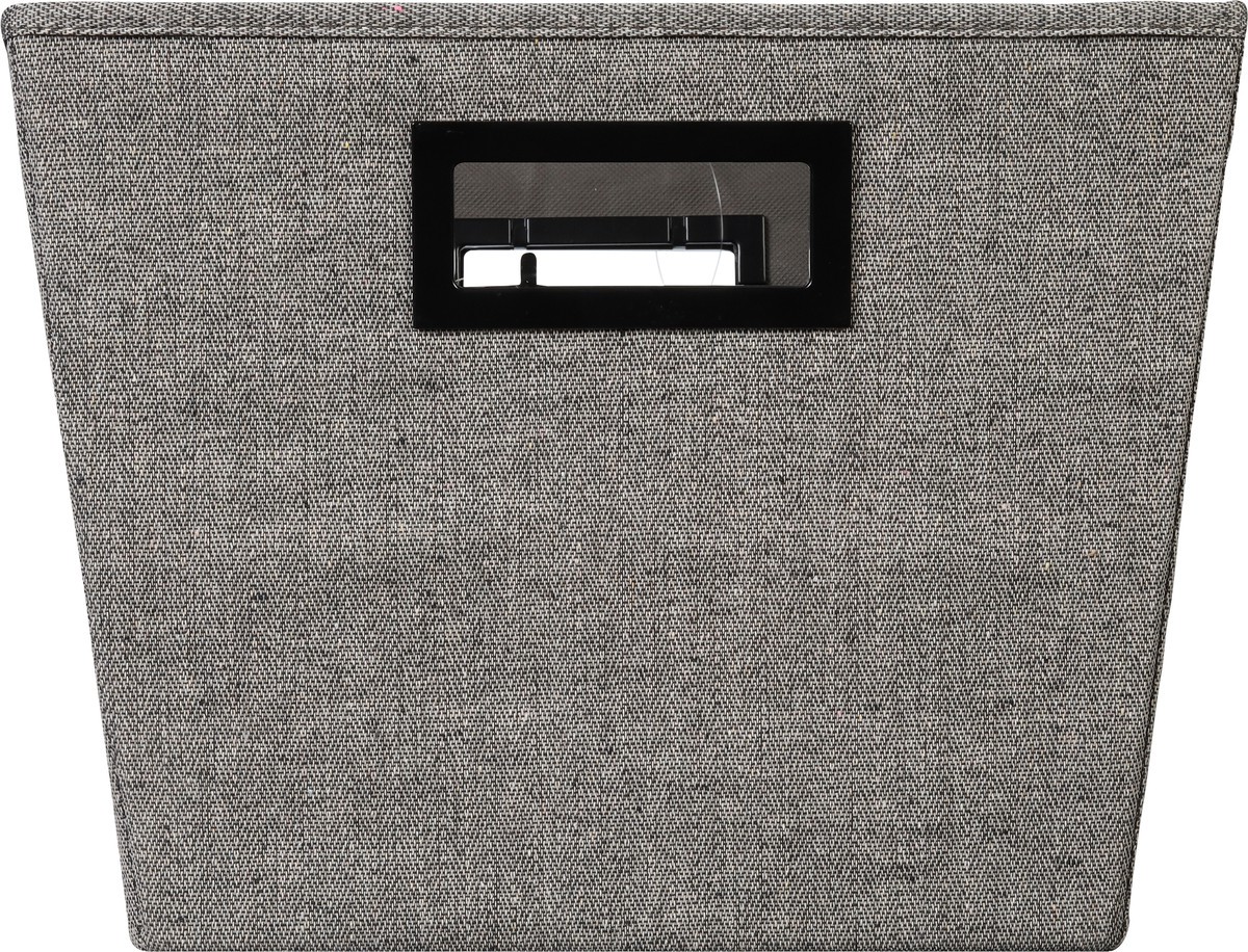 slide 5 of 9, Whitmor Storage Tote, Black Herringbone, 1 ct