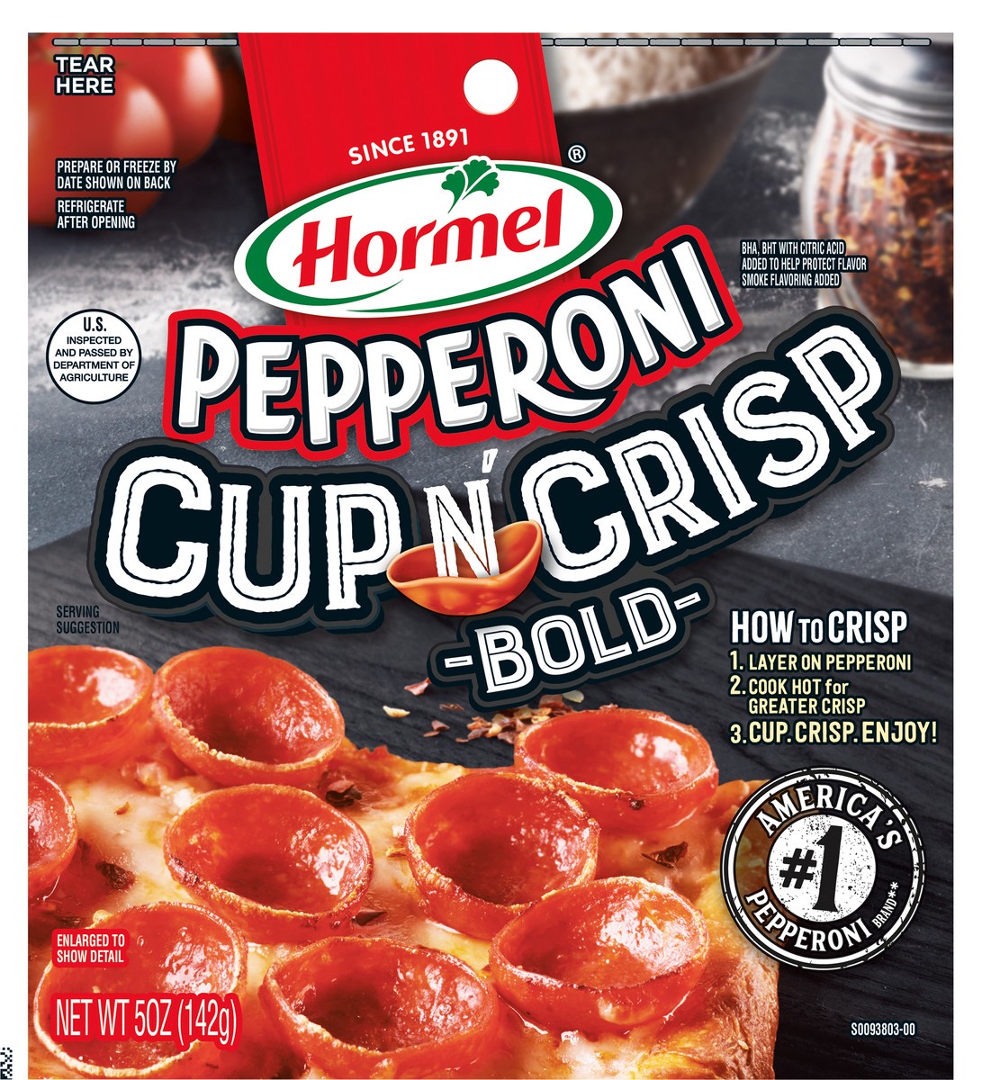 slide 3 of 3, HORMEL Pepperoni Cup and Crisp Bold, 5 oz