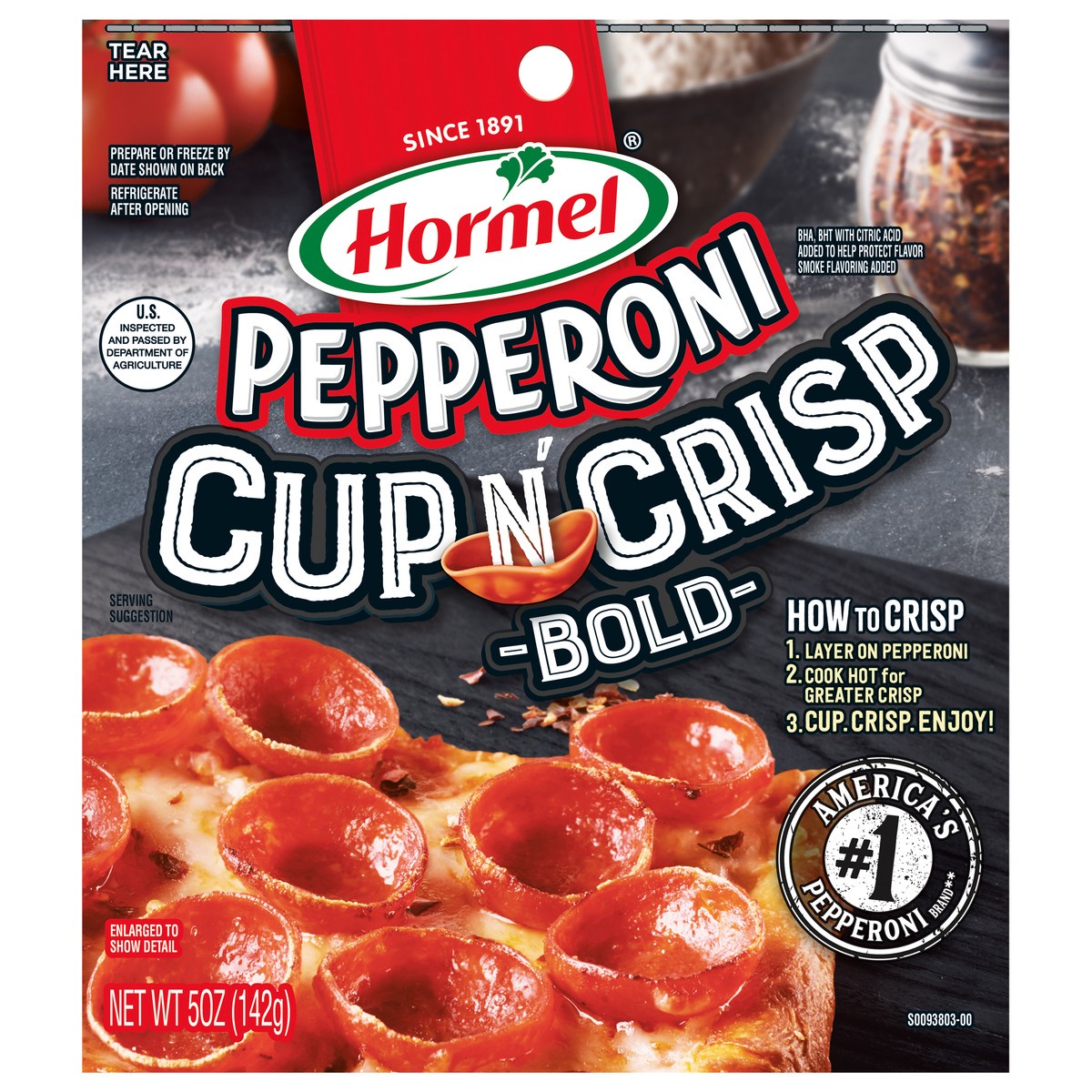 slide 1 of 3, HORMEL Pepperoni Cup and Crisp Bold, 5 oz