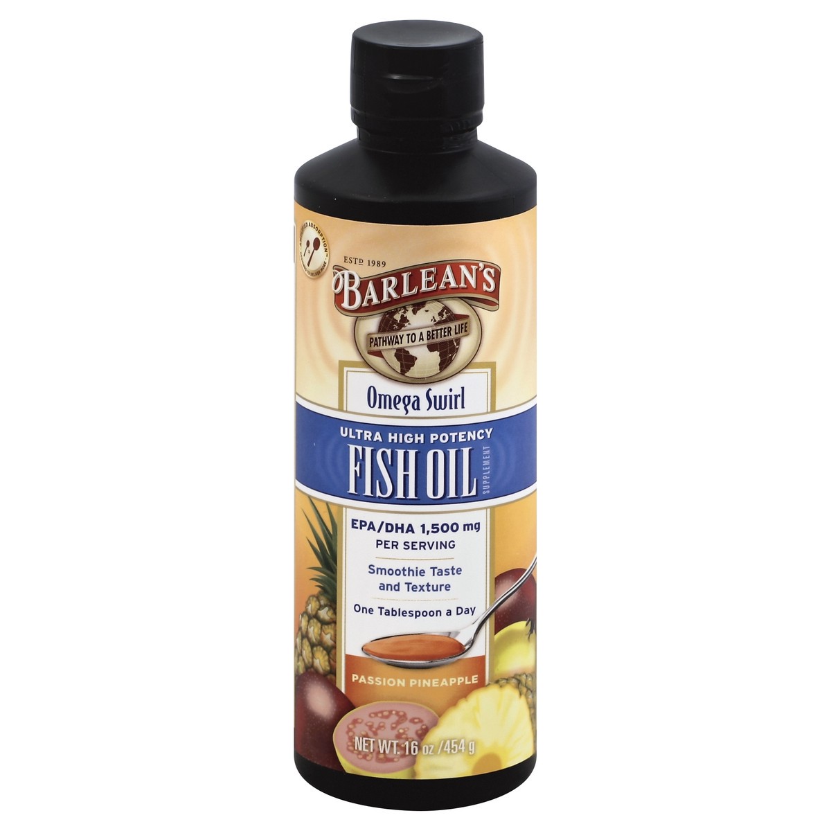 slide 3 of 3, Barlean's Fish Oil 16 oz, 16 oz