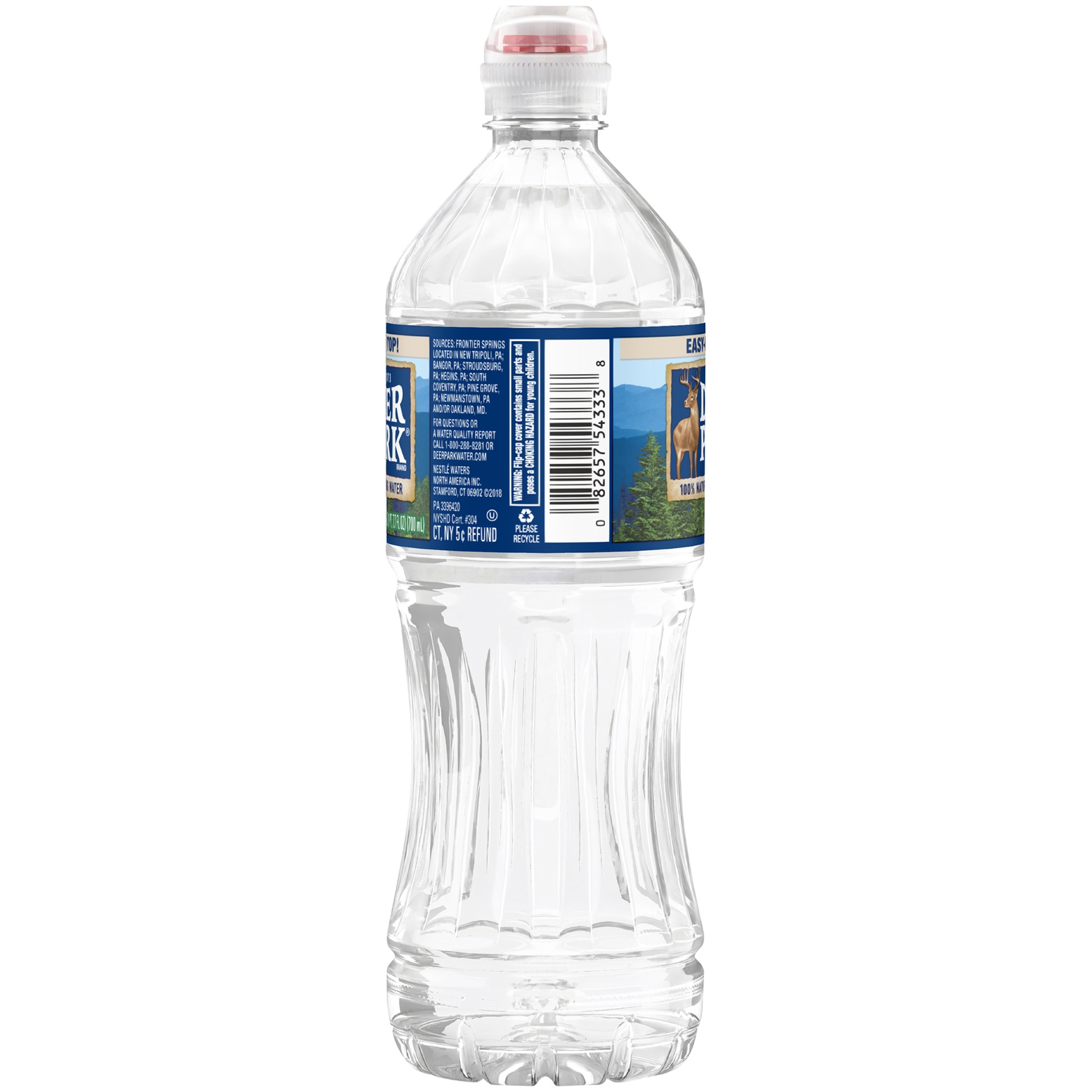 slide 2 of 3, Deer Park 100% Natural Spring Water Plastic Bottle, 23.7 Oz, 23.7 oz
