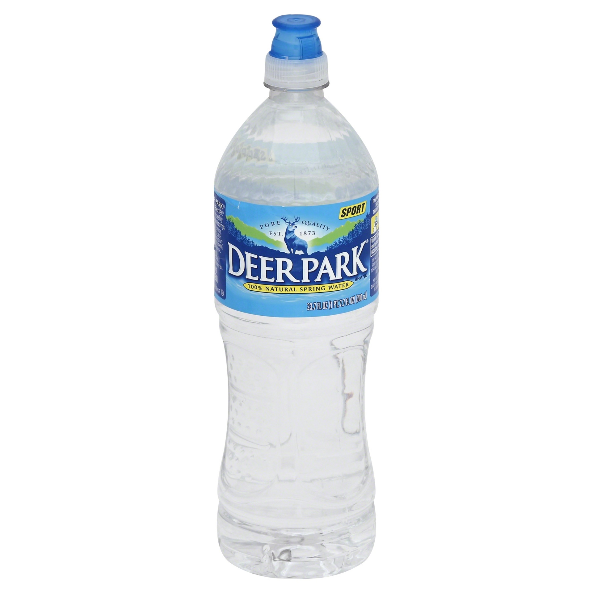 slide 1 of 3, Deer Park 100% Natural Spring Water Plastic Bottle, 23.7 Oz, 23.7 oz