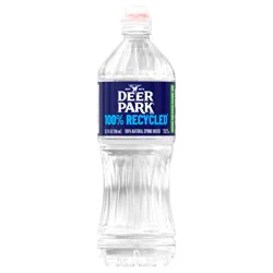 DEER PARK Brand 100% Natural Spring Water, 23.7-ounce plastic sport cap bottle
