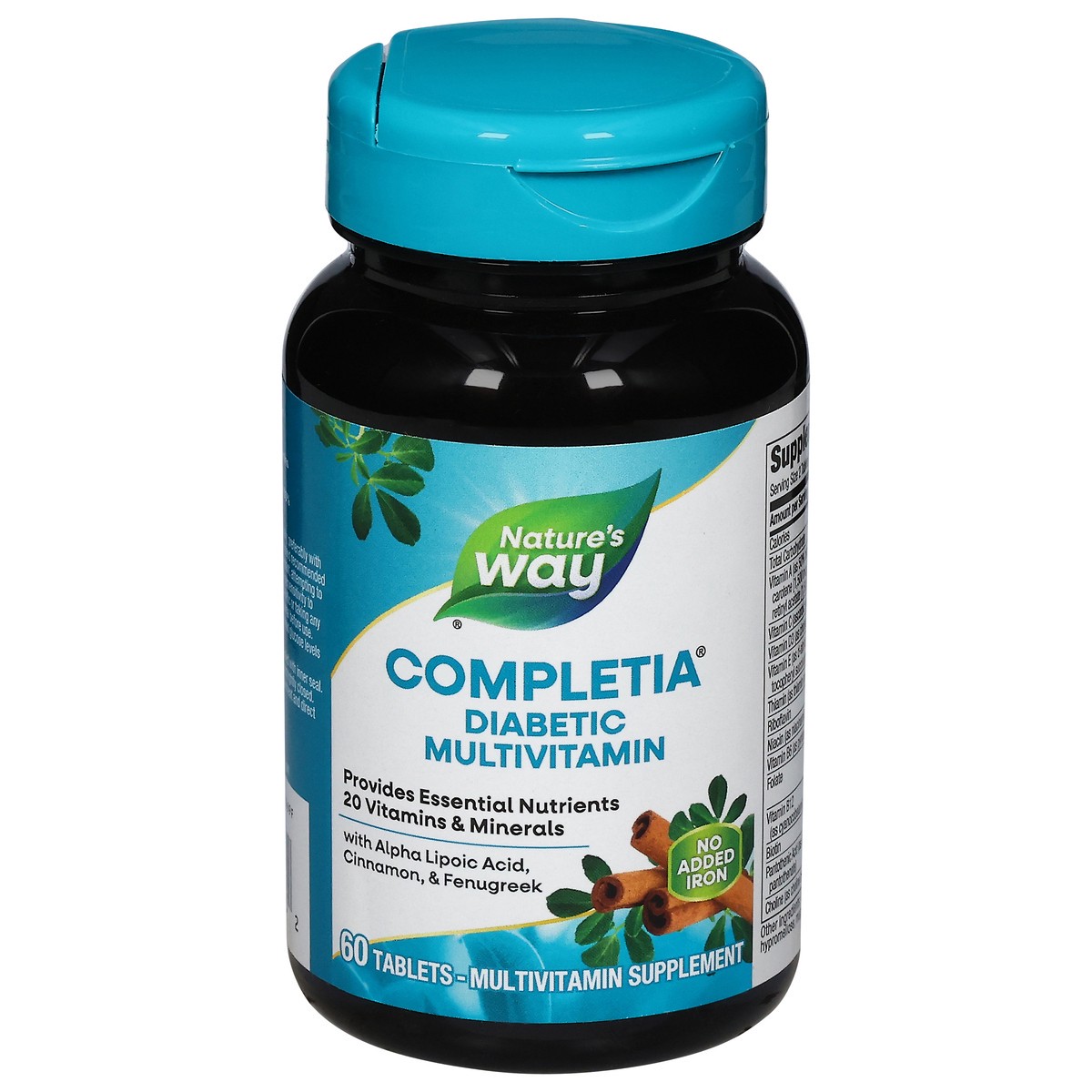 slide 11 of 13, Nature's Way Completia Diabetic Multivitamin 60 Tablets, 60 ct