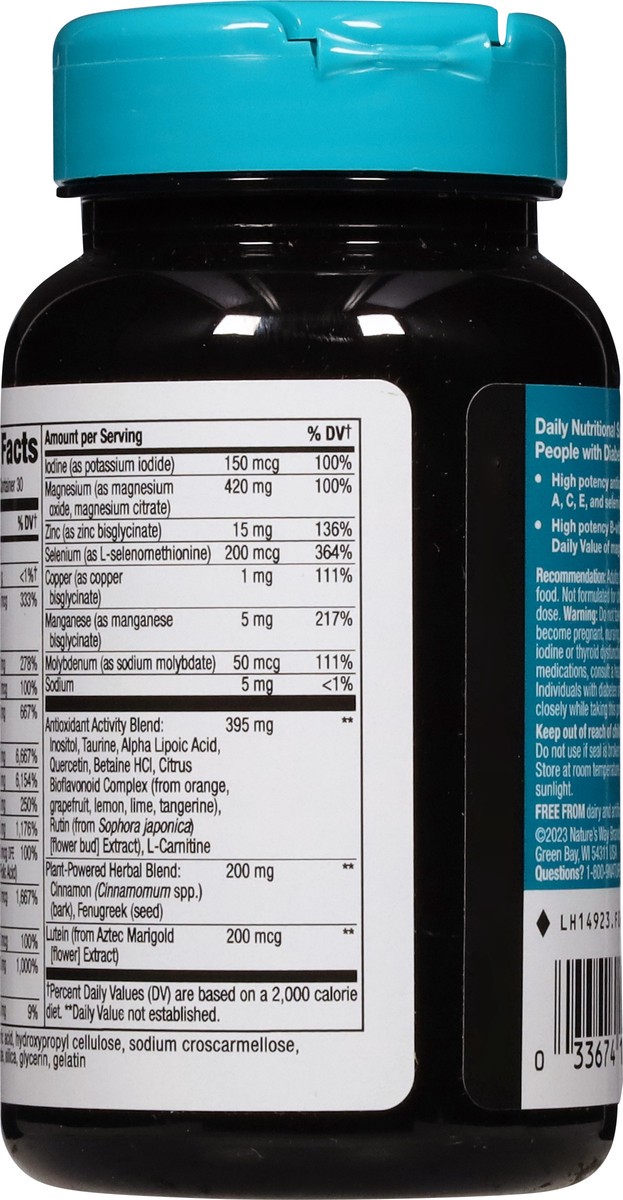 slide 8 of 13, Nature's Way Completia Diabetic Multivitamin 60 Tablets, 60 ct