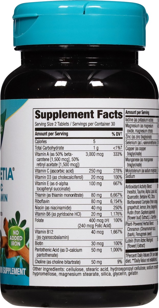 slide 3 of 13, Nature's Way Completia Diabetic Multivitamin 60 Tablets, 60 ct
