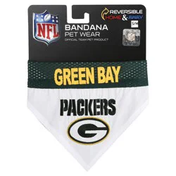 Pets First Green Bay Packers Bandana, Small/Medium