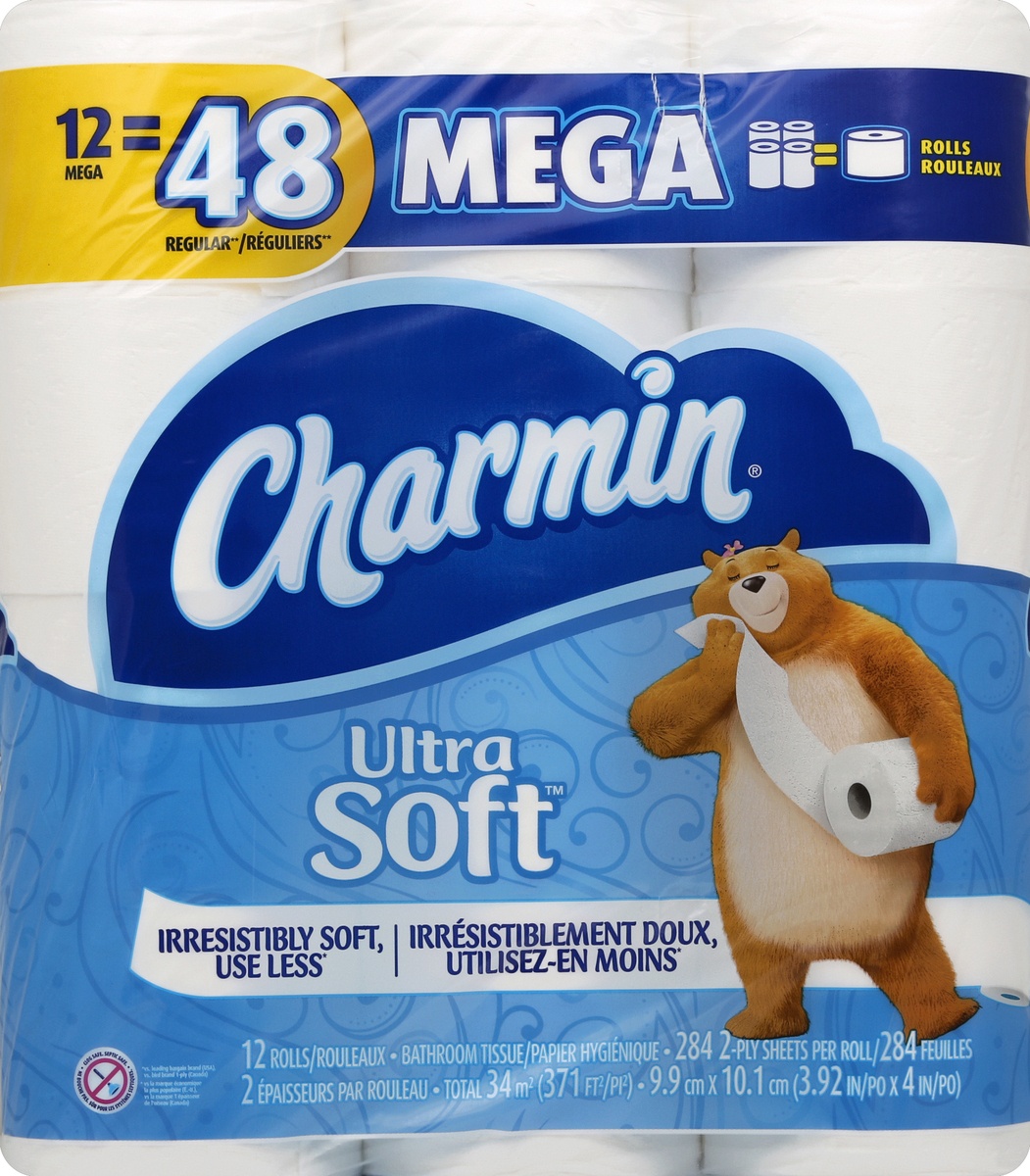 slide 5 of 7, Charmin Bathroom Tissue 12 ea, 12 ct