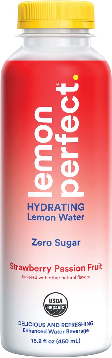 slide 7 of 13, Lemon Perfect Strawberry Passion Fruit Hydrating Lemon Water, 15.2 Fl Oz Bottle, 15.20 fl oz