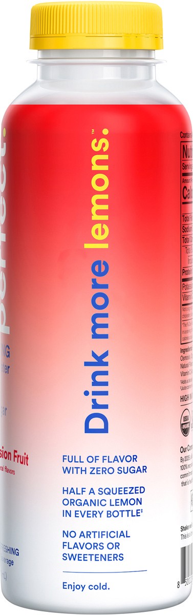 slide 6 of 13, Lemon Perfect Strawberry Passion Fruit Hydrating Lemon Water, 15.2 Fl Oz Bottle, 15.20 fl oz