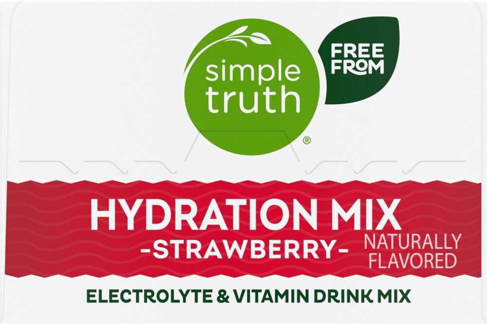 slide 3 of 5, Simple Truth Naturally Flavored Strawberry Drink Mix Packets, 6 ct