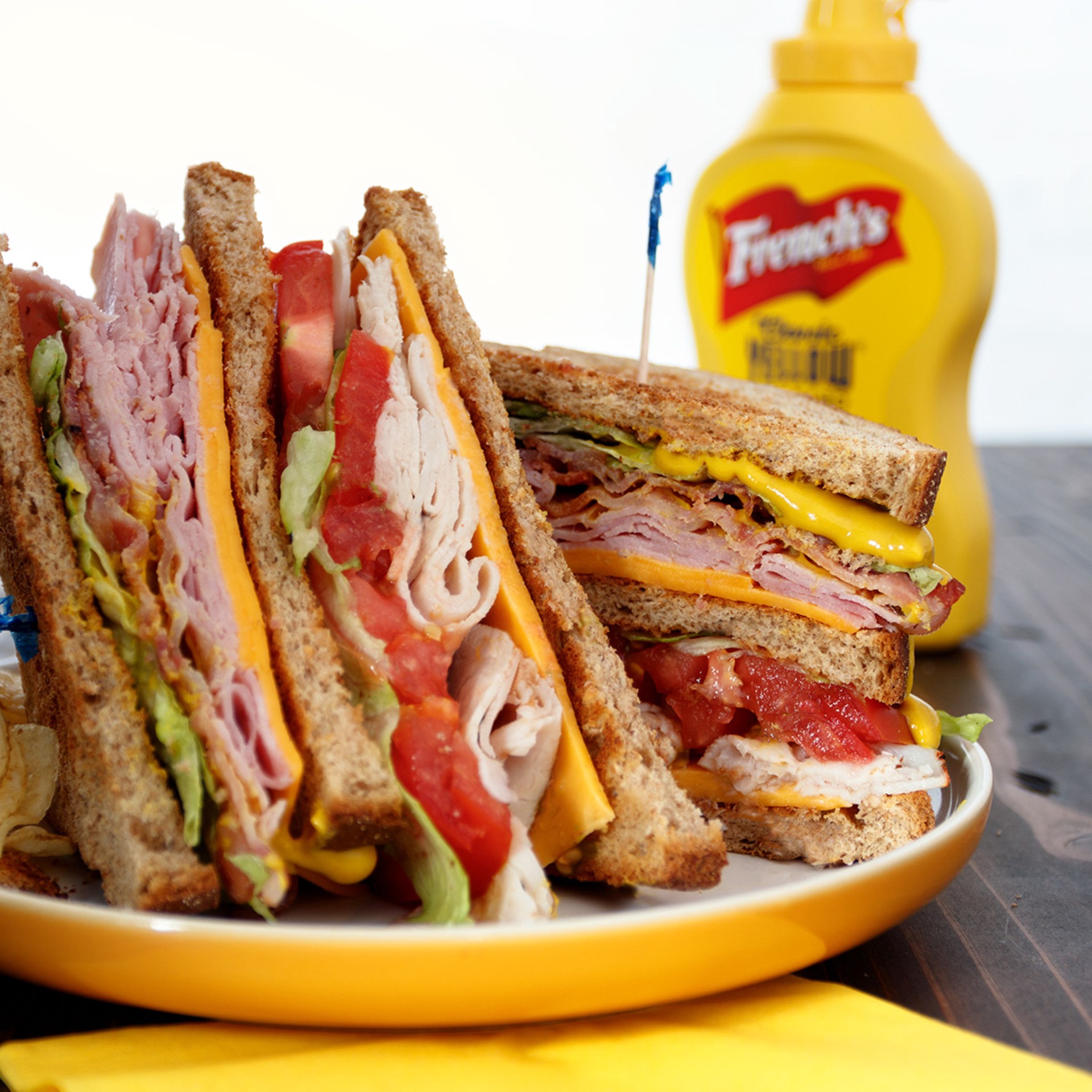 slide 8 of 10, French's Classic Yellow Mustard Squeeze Bottle, 30 oz, 30 oz