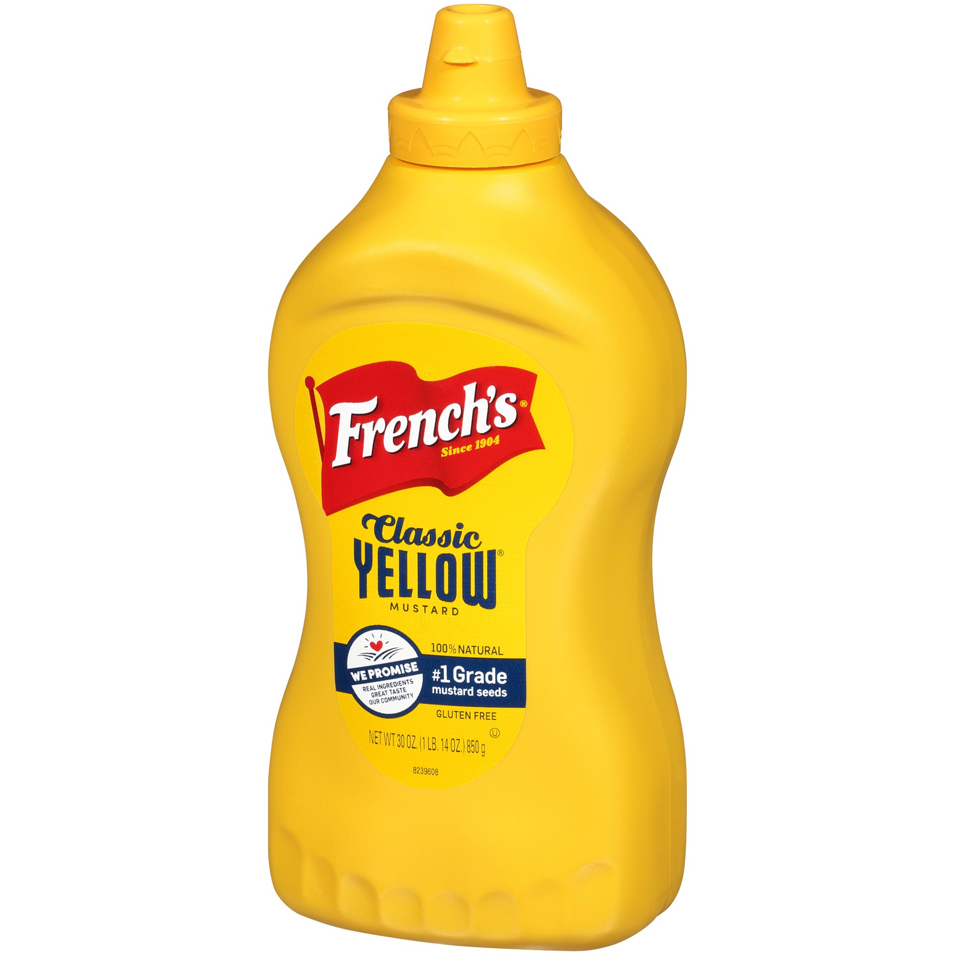slide 4 of 5, French's Classic Yellow Mustard Squeeze Bottle, 30 oz