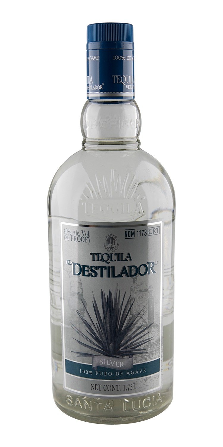 slide 1 of 1, El Destilador 100% Agave Blanco, 1.75 liter