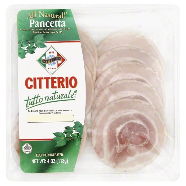 slide 1 of 1, Citterio Pancetta 4 oz, 4 oz