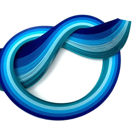 slide 1 of 5, Quilled Creations 1/8" Mixed Shades Quilling Paper, 100ct., 100 ct