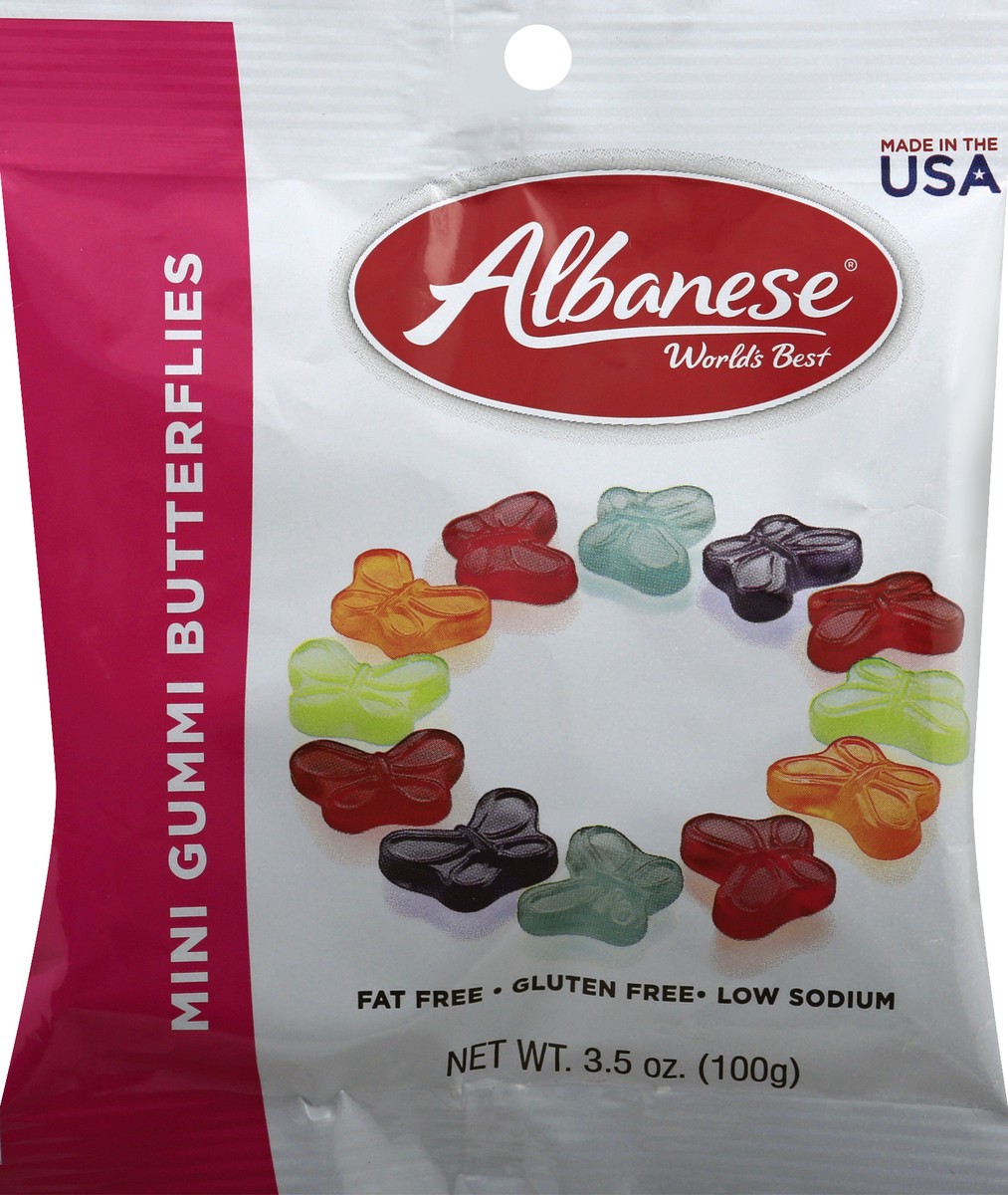 slide 4 of 7, Albanese Gummmi Mini Butterflies, 3.5 oz
