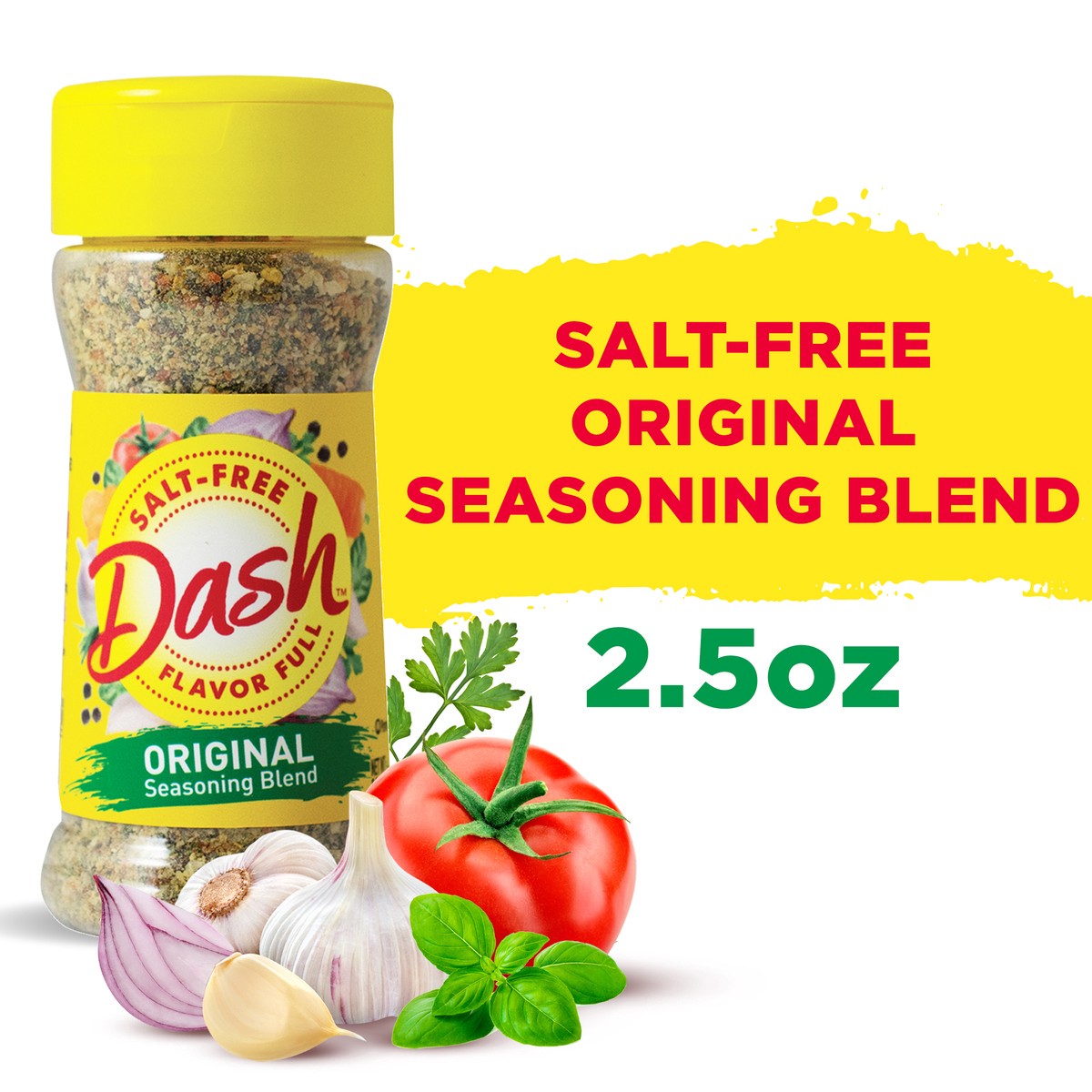 slide 4 of 13, Dash Original Seasoning Blend, Salt-Free, Kosher, 2.5 oz, 2.5 oz
