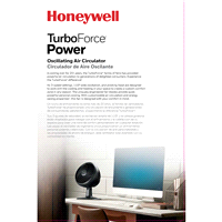 slide 3 of 13, Honeywell HT-906 Turbo Force Oscillating Table Fan, 1 ct