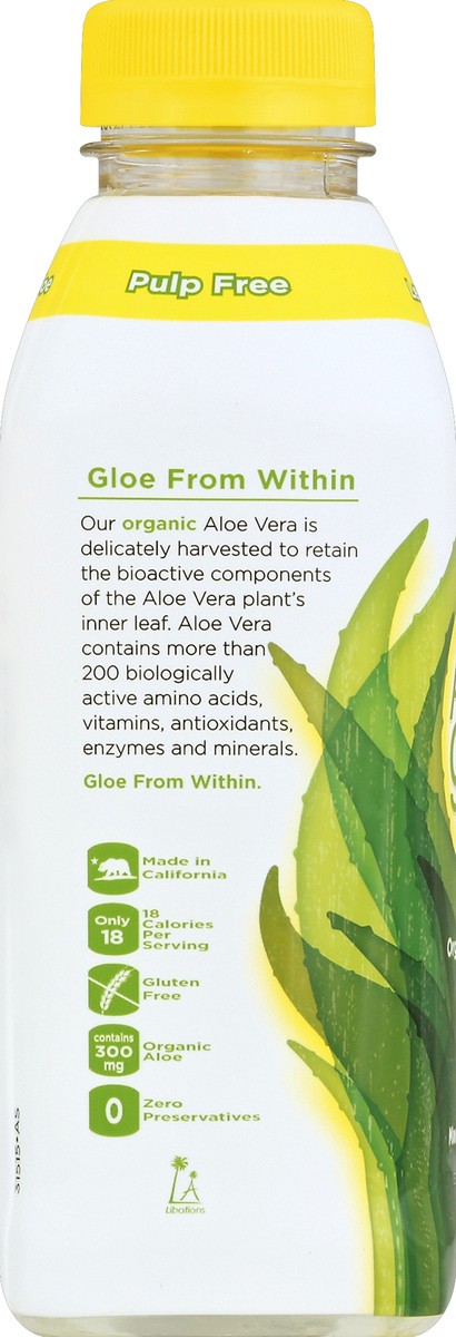 slide 2 of 4, Aloe Gloe Lemonade Aloe Water, 15.2 fl oz