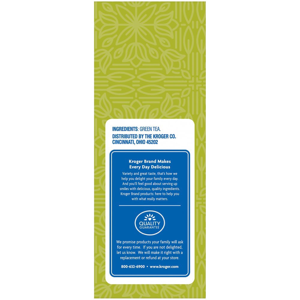 slide 2 of 3, Kroger Green Tea Bags - 100 ct, 100 ct