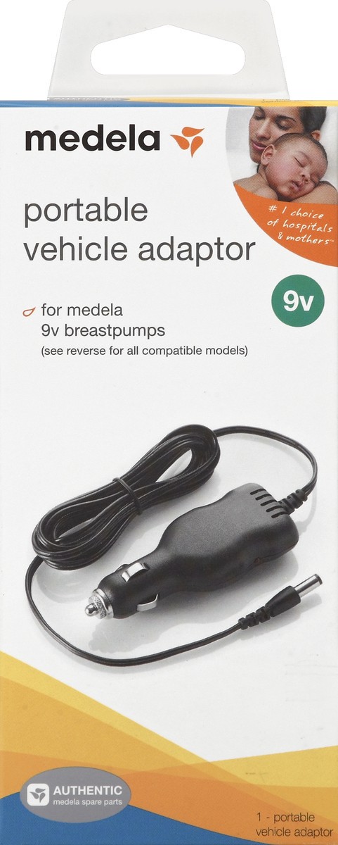 slide 1 of 5, Medela Portable Vehicle Adaptor 1 ea, 1 ct