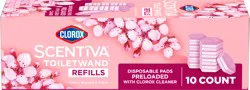Scentiva ToiletWand Refills, Cherry Blossom and Peach, 10 Count