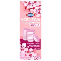 Scentiva ToiletWand Refills, Cherry Blossom and Peach, 10 Count