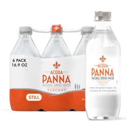 Acqua Panna Natural Spring Water, Plastic Water Bottles- 101.4 oz