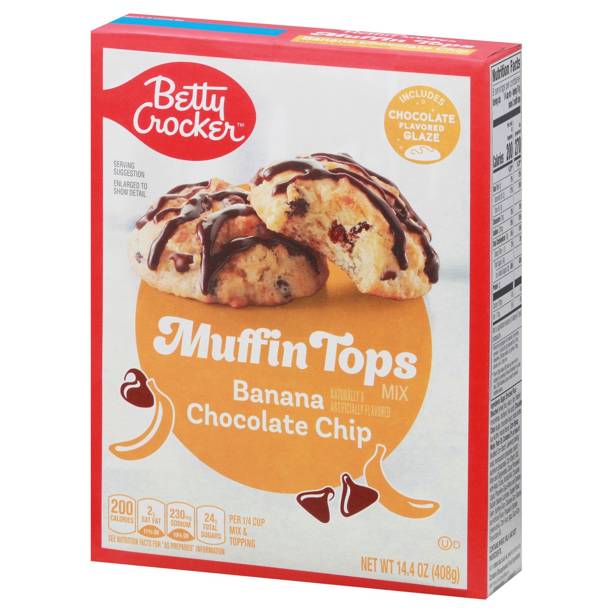 slide 6 of 10, Betty Crocker Muffin Tops Mix, Banana Chocolate Chip, 14.4 oz, 14.4 oz