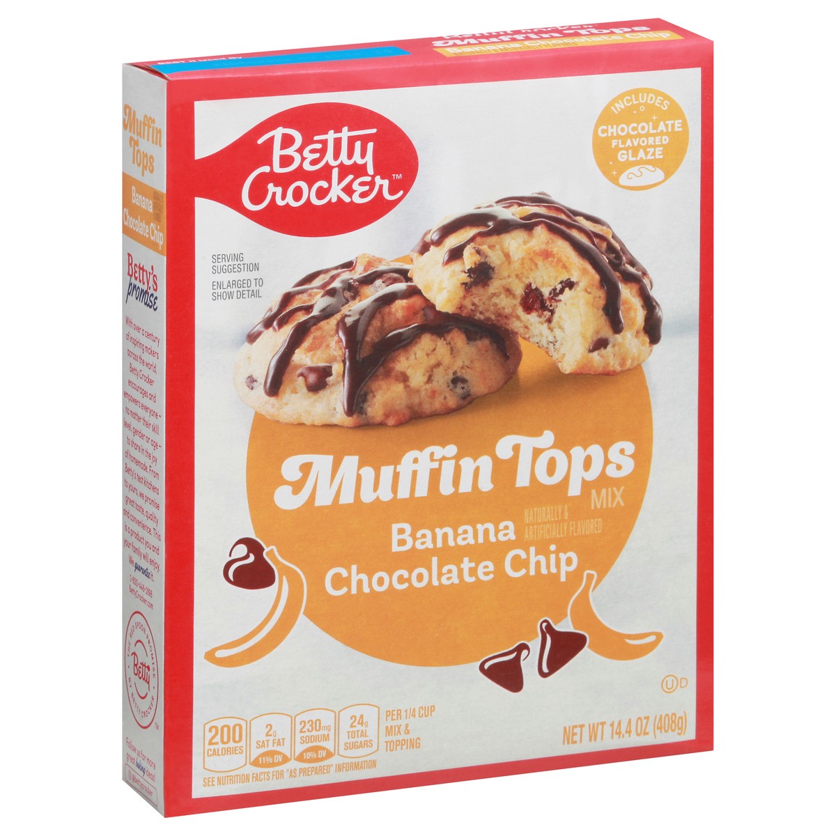 slide 3 of 10, Betty Crocker Muffin Tops Mix, Banana Chocolate Chip, 14.4 oz, 14.4 oz