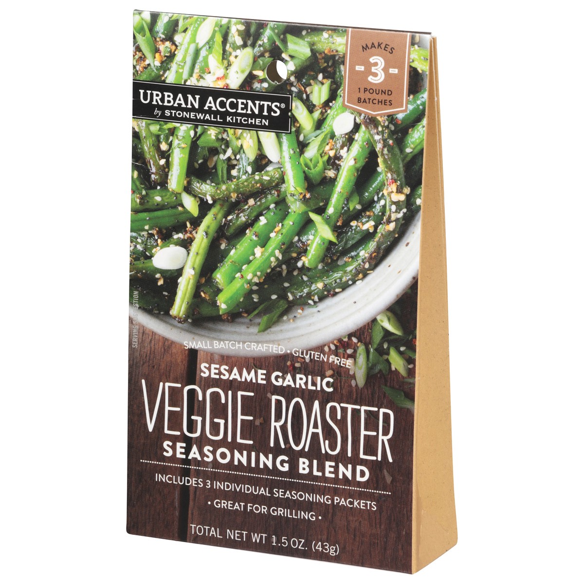 slide 10 of 13, Urban Accents Veggie Roaster Sesame Garlic Seasoning Blend - 1.5 oz, 1.5 oz