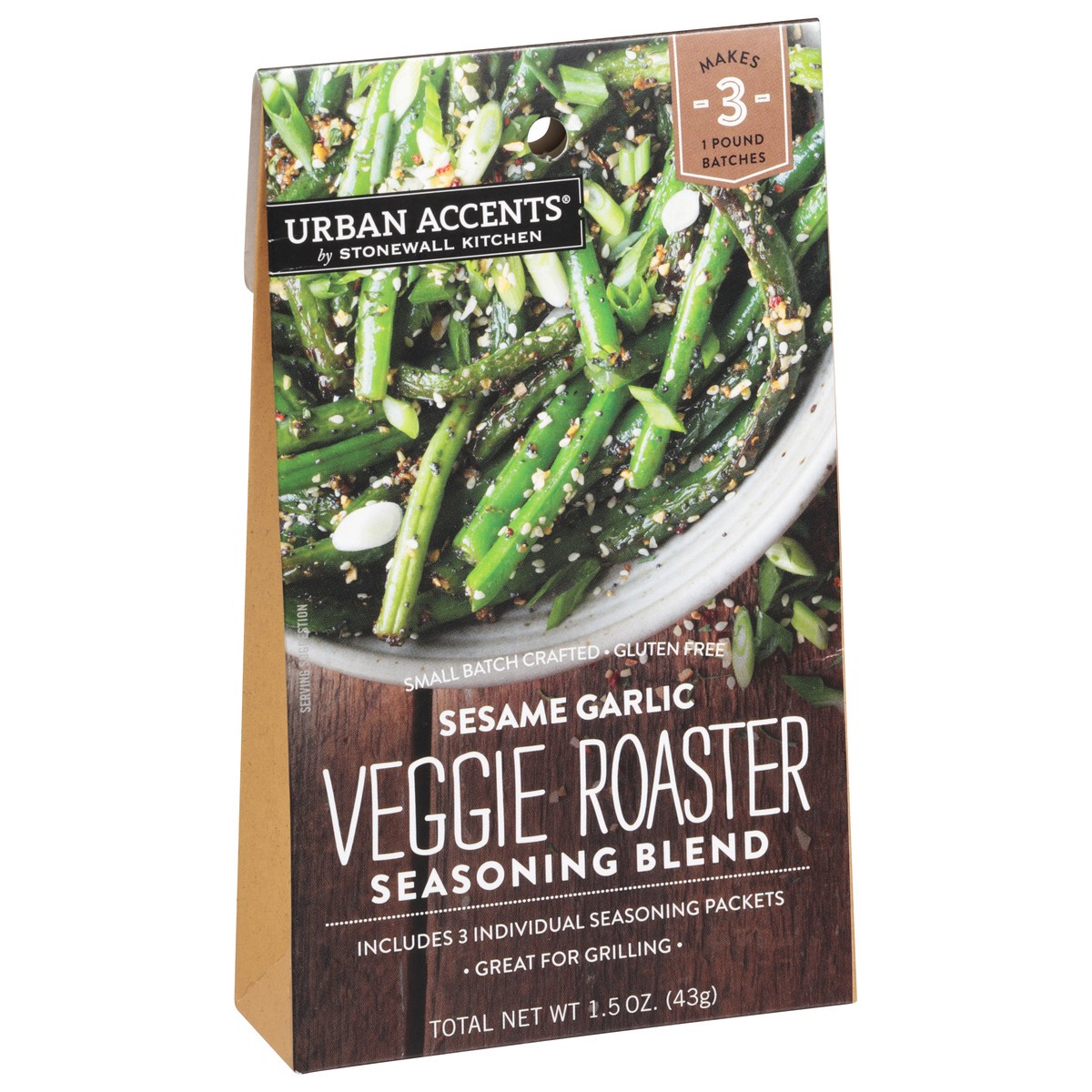 slide 8 of 13, Urban Accents Veggie Roaster Sesame Garlic Seasoning Blend - 1.5 oz, 1.5 oz