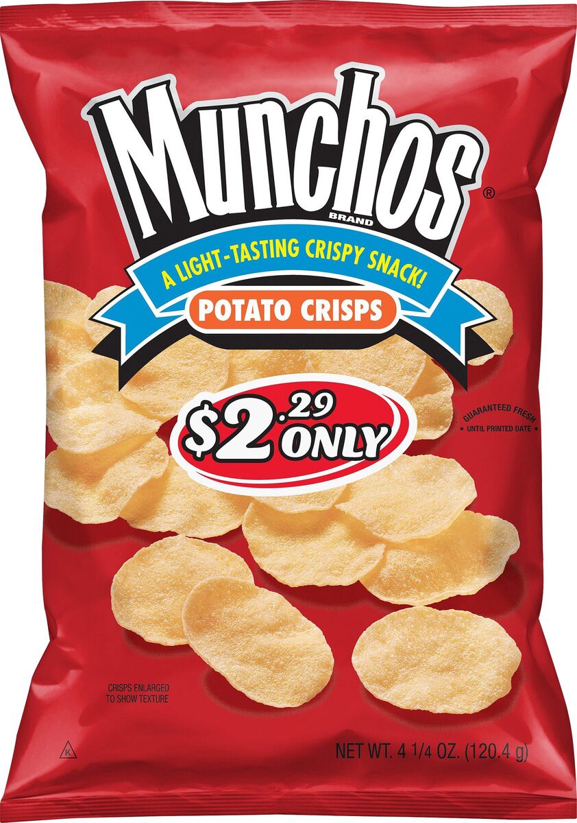 slide 3 of 3, Munchos Potato Crisps, 4.25 oz