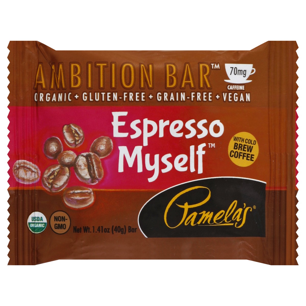 slide 6 of 6, Pamela's Ambition Bar 1.41 oz, 1.41 oz