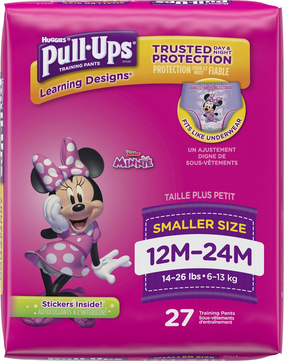 slide 2 of 9, Pull-Ups Learning Designs Disney Junior Minnie Training Pants 12M-24M (14-26 lbs) 27 ea, 27 ct