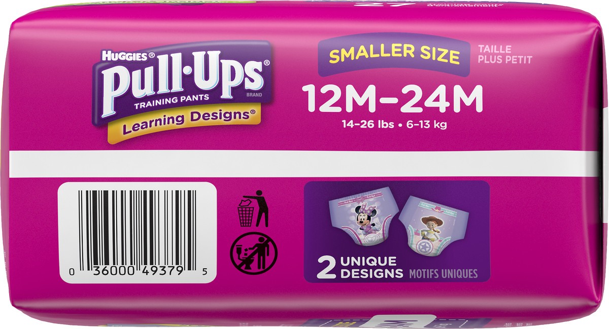 slide 5 of 9, Pull-Ups Learning Designs Disney Junior Minnie Training Pants 12M-24M (14-26 lbs) 27 ea, 27 ct