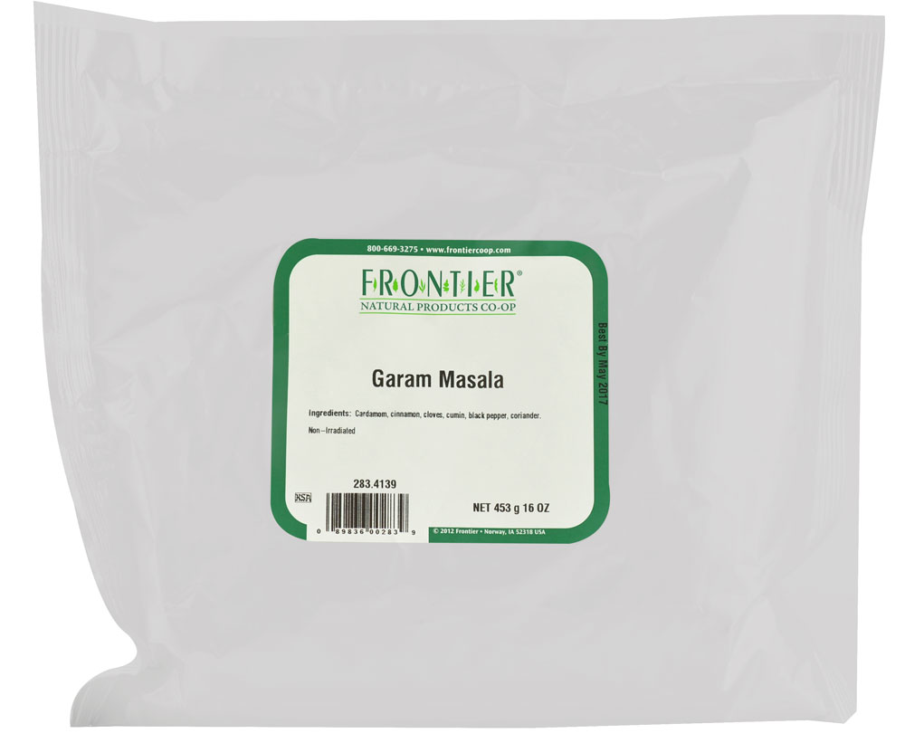 slide 1 of 1, Frontier Masala Garam, per lb