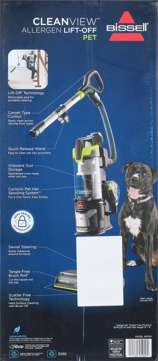 slide 6 of 7, BISSELL Cleanview Allergen Pet Lift-Off Vacuum, 1 ct