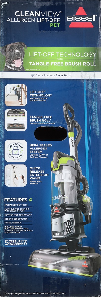 slide 4 of 7, BISSELL Cleanview Allergen Pet Lift-Off Vacuum, 1 ct