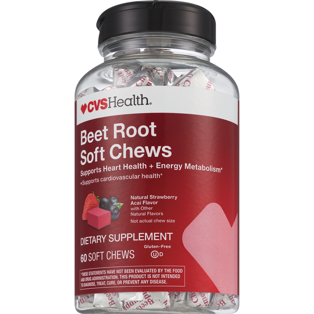 slide 1 of 1, Cvs Health Beet Root Soft Chews, 60 Ct, 60 ct