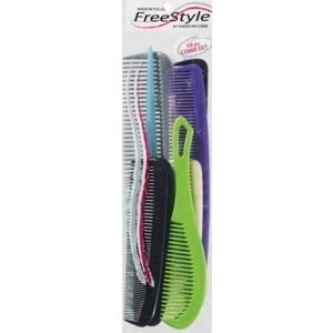 slide 1 of 1, FreeStyle 10 Piece Comb Set, 10 ct