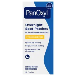 PanOxyl Overnight PM Spot Patches 40 ea