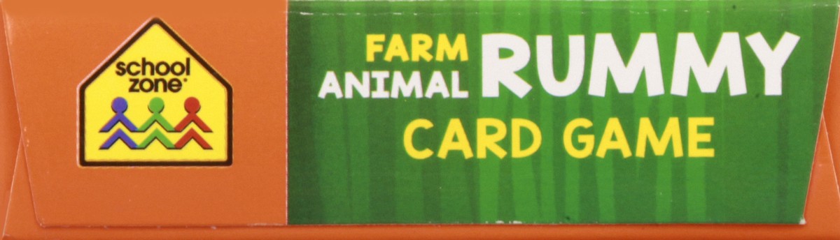 slide 6 of 8, School Zone Memory Farm Animal Rummy Card Game, 1 ct